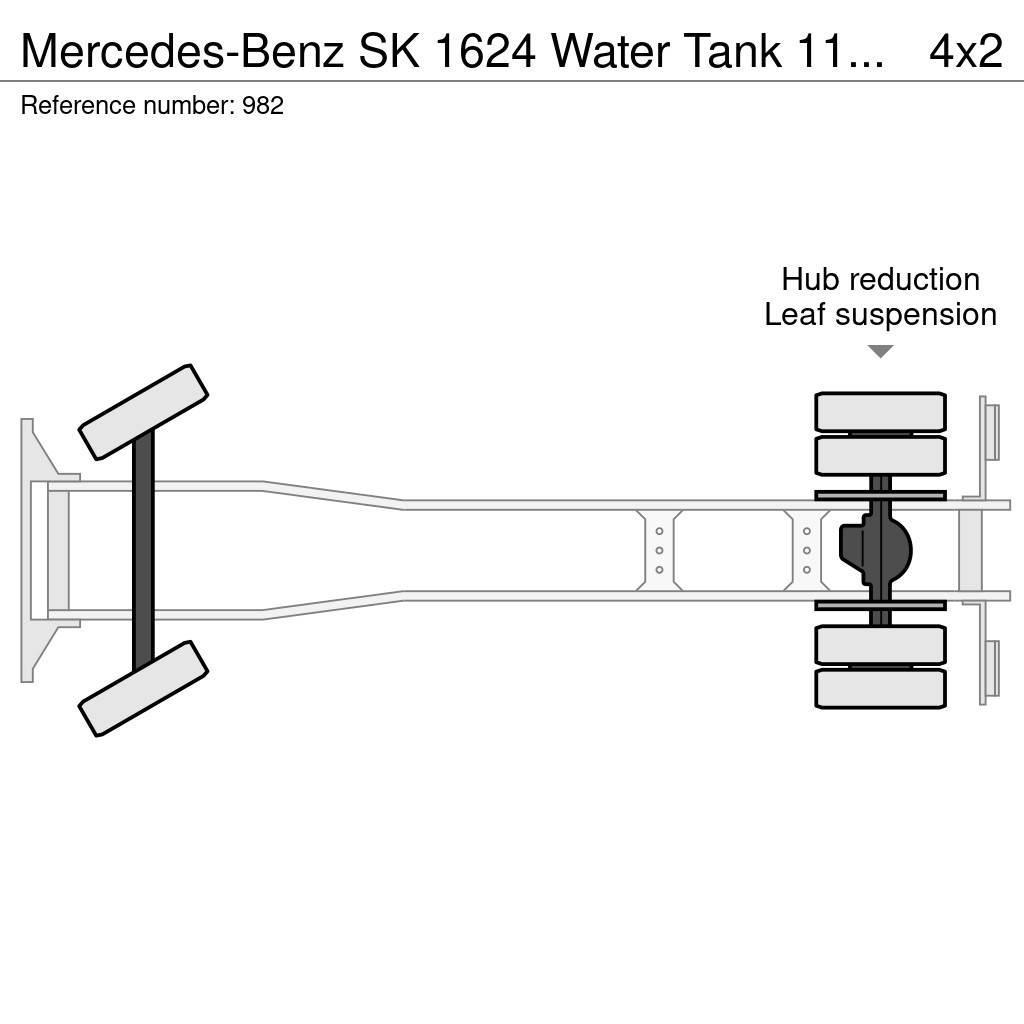 Mercedes-Benz SK 1624 Water Tank 11.000 Liters Spraybar Big Axle Tankbilar