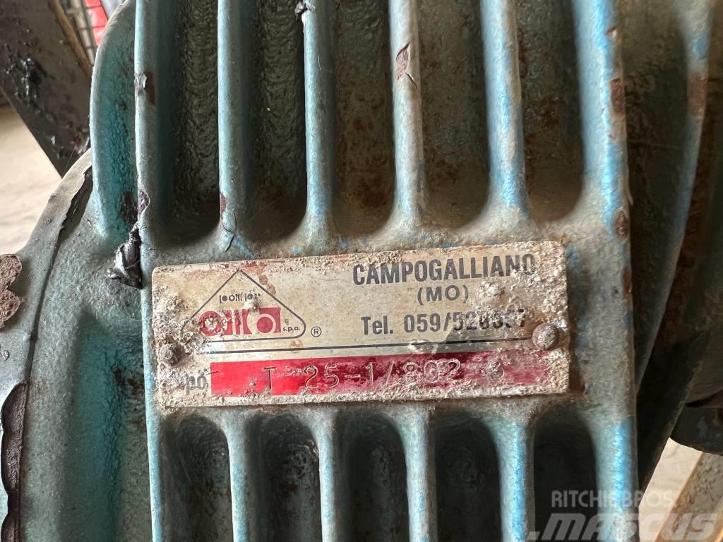  Campogalliano T25-1/802 aftakas pomp Bevattningspumpar