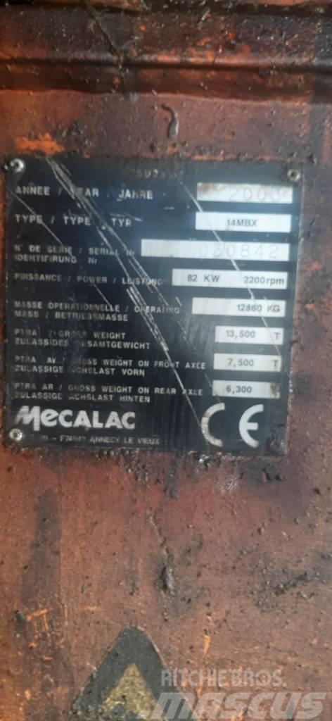 Mecalac 14MBXAR Rail Road Excavator Järnvägsunderhåll