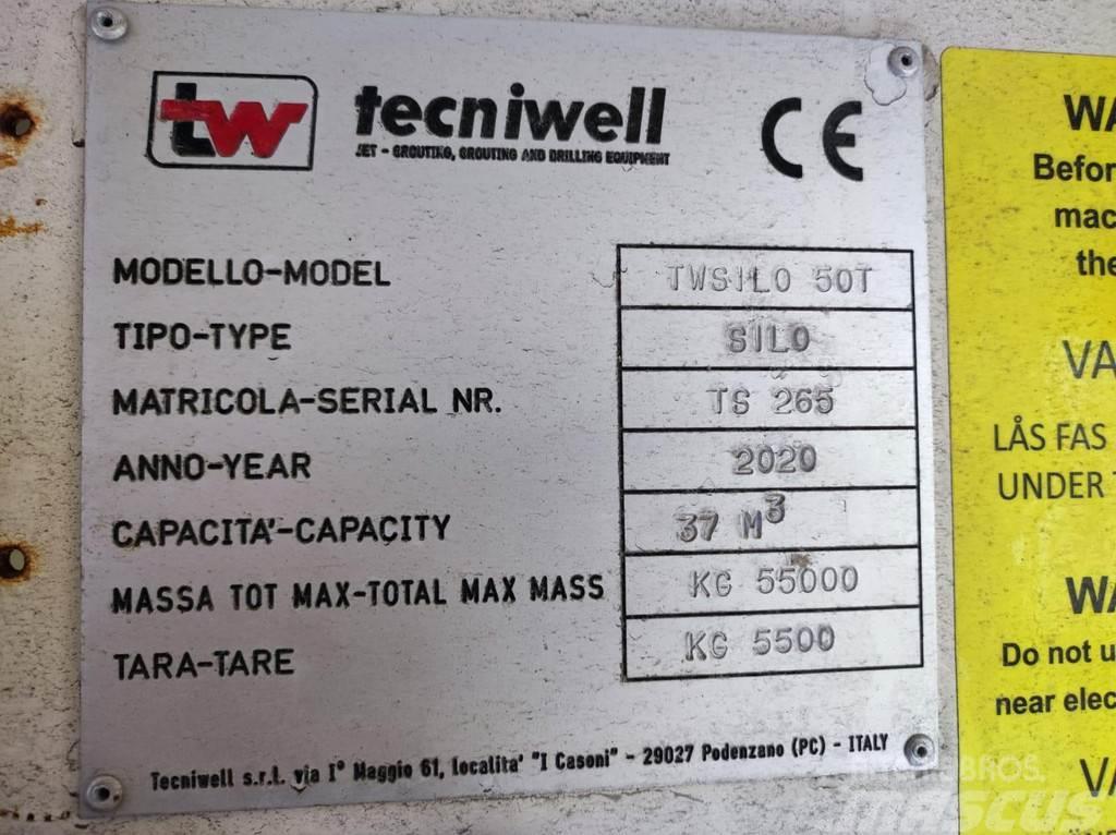  Techniwell TWSILO 50T HORIZONTAL STACKABLE SILO Lastväxlarutrustning