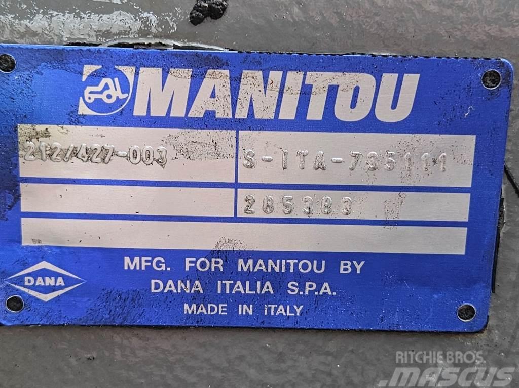 Manitou MT932-Spicer Dana 212/427-003-Axle/Achse/As Hjulaxlar