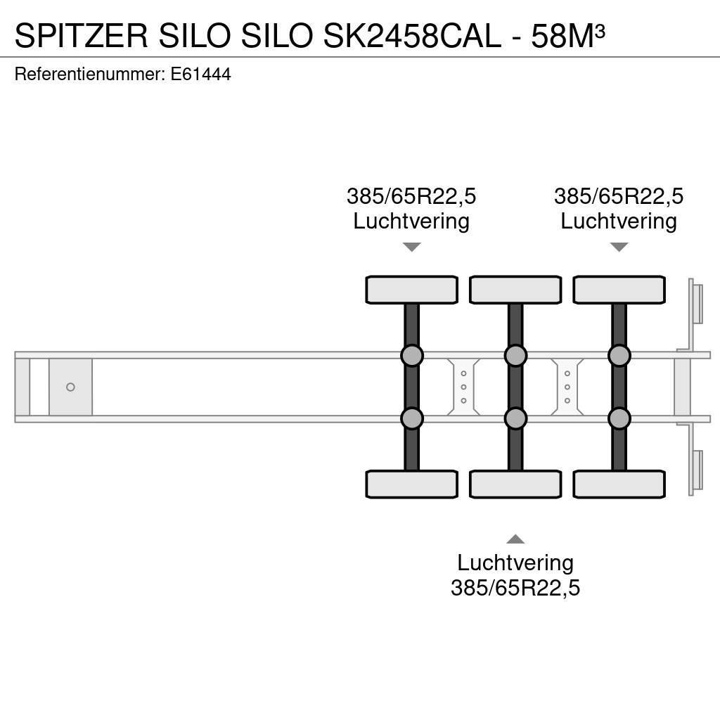 Spitzer Silo SILO SK2458CAL - 58M³ Tanktrailer