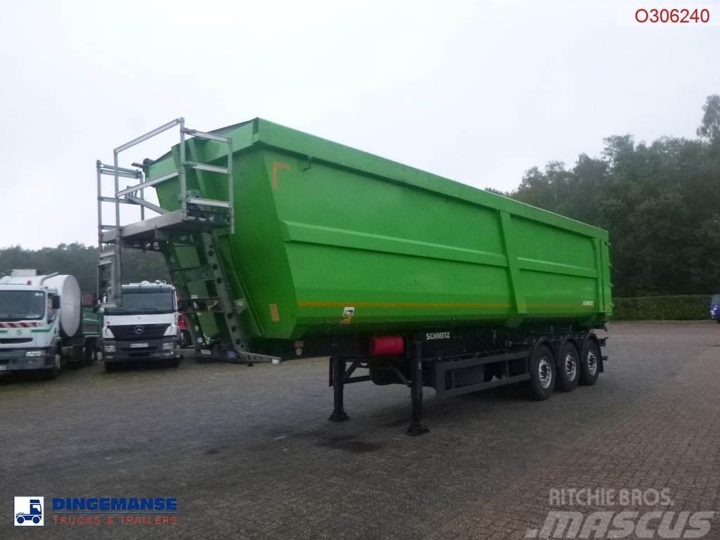 Schmitz Cargobull Tipper trailer steel 58 m3 + tarpaulin Flaktrailer