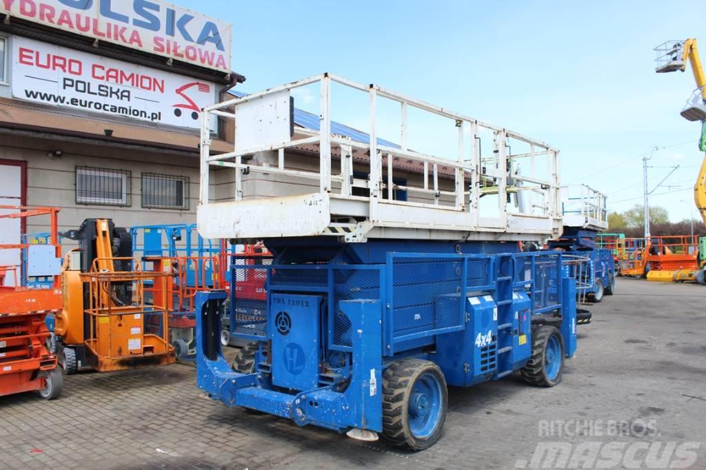 Genie GS 5390 RT - 18 m diesel 4x4 scissor work lift jlg Saxliftar