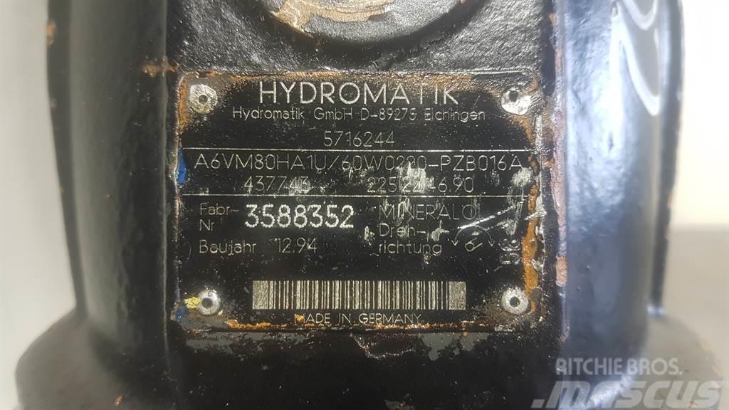 Hydromatik A6VM80HA1U/60W - Drive motor/Fahrmotor/Rijmotor Hydraulik