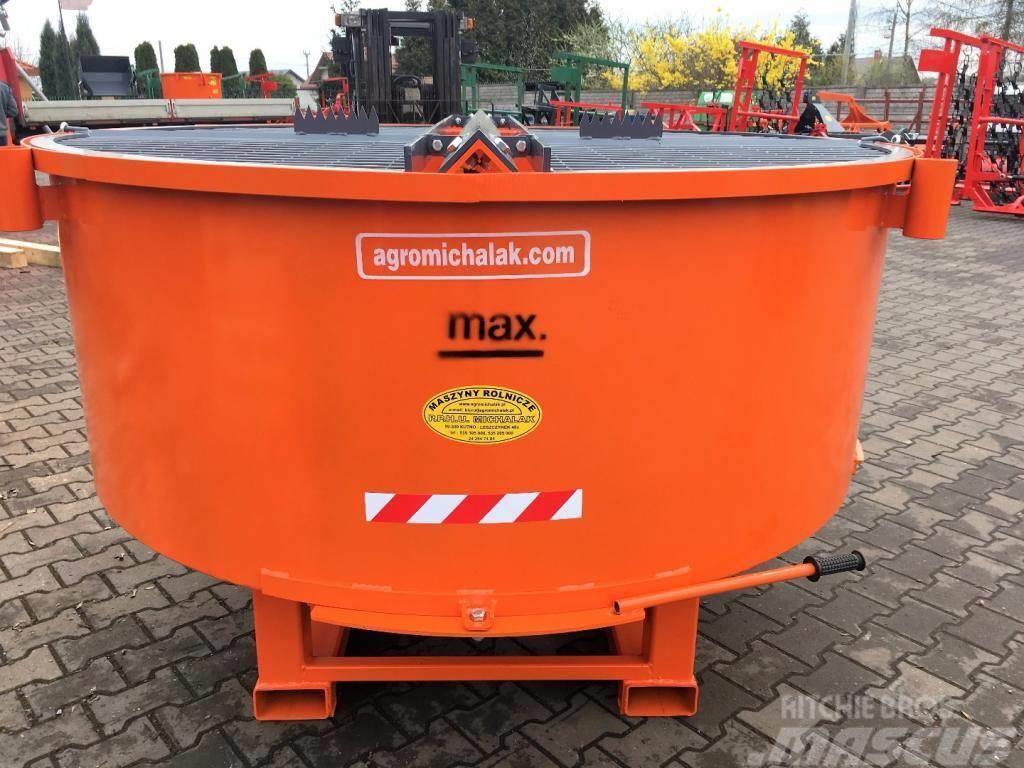 Michalak Mieszalnik pasz mixer 1800l PTO betonmischer mixer Övriga lantbruksmaskiner