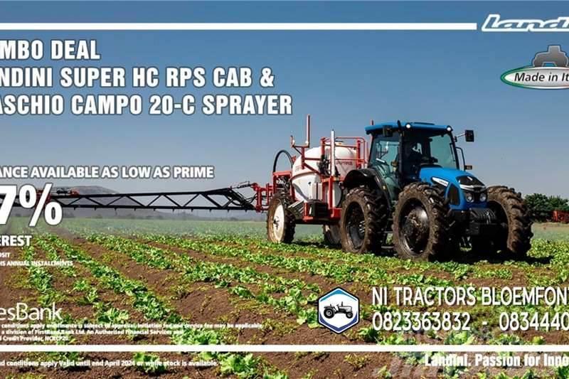 Landini PROMO - Landini Super HC RPS CAB & Maschio Sprayer Traktorer