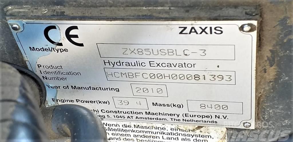  Midikoparka gąsienicowa HITACHI ZX 85 USBLC-3 Midigrävmaskiner 7t - 12t