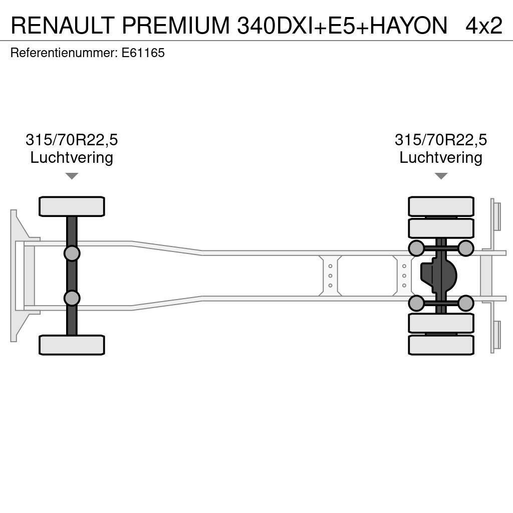 Renault PREMIUM 340DXI+E5+HAYON Skåpbilar
