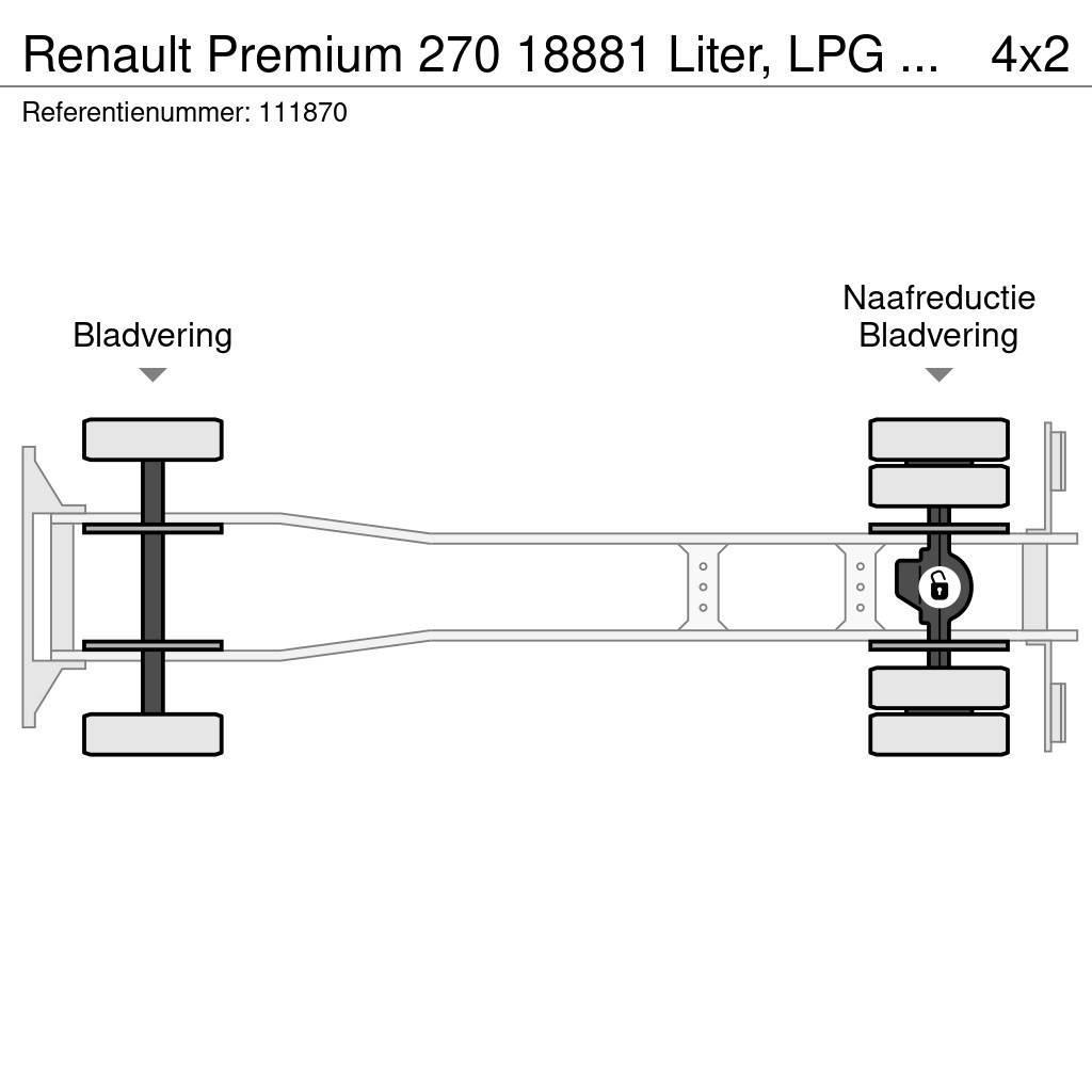 Renault Premium 270 18881 Liter, LPG GPL, Gas tank, Steel Tankbilar