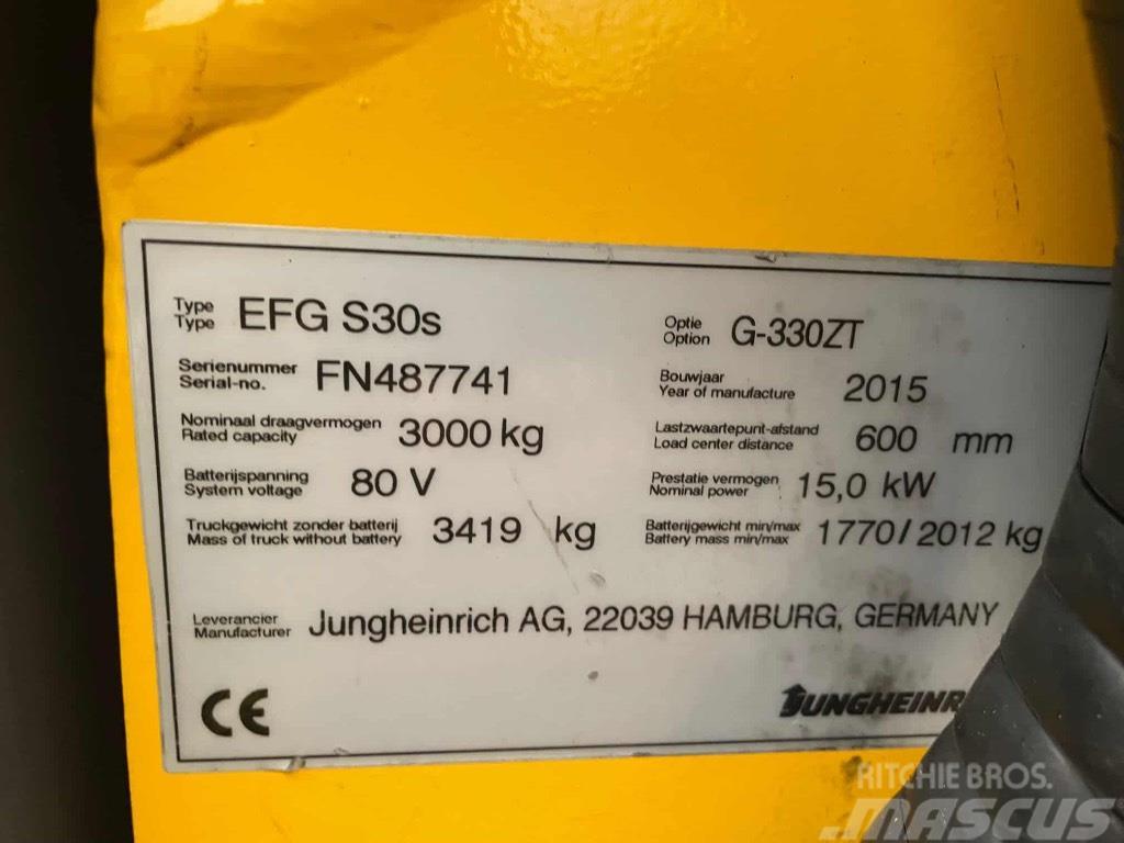Jungheinrich EFG S30S Elmotviktstruckar