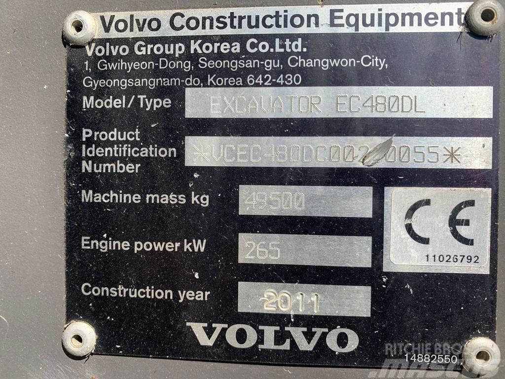 Volvo EC480DL Excavator pe Senile Specialgrävmaskiner