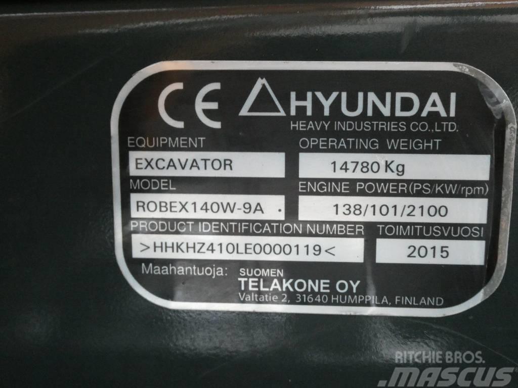 Hyundai Robex 140 W-9 A Hjulgrävare