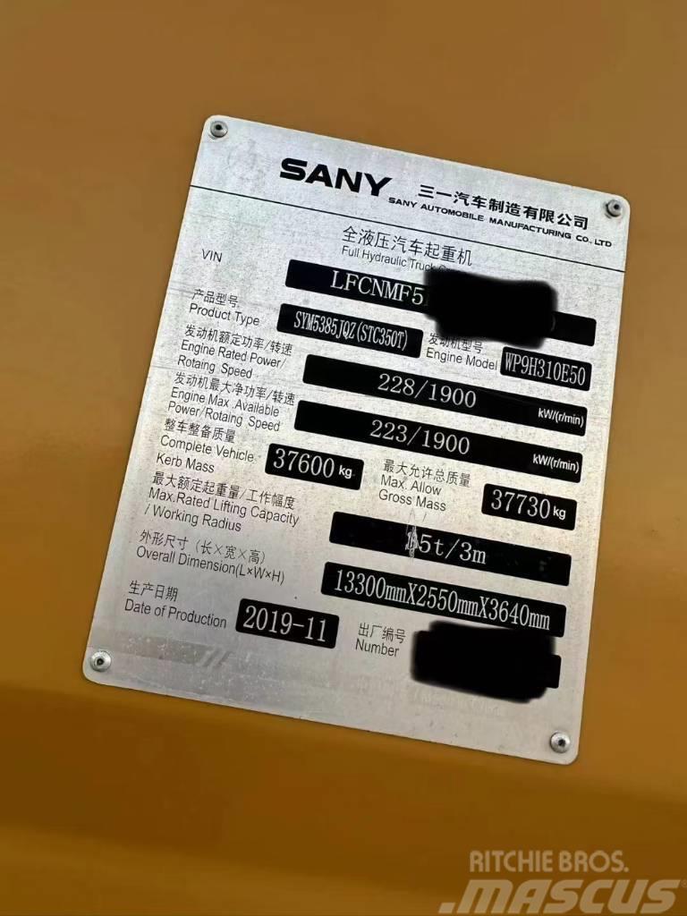 Sany STC350T Allterrängkranar