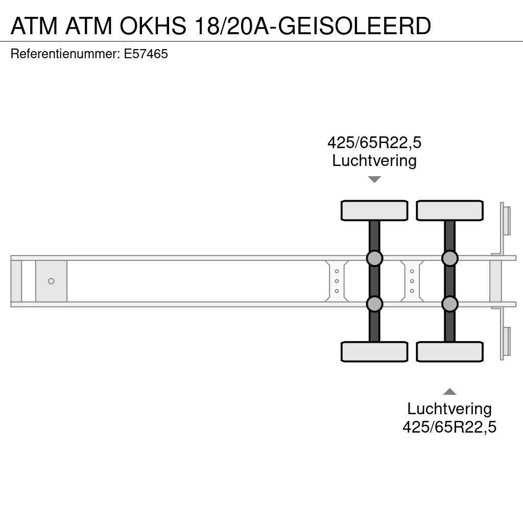 ATM OKHS 18/20A-GEISOLEERD Tipptrailer