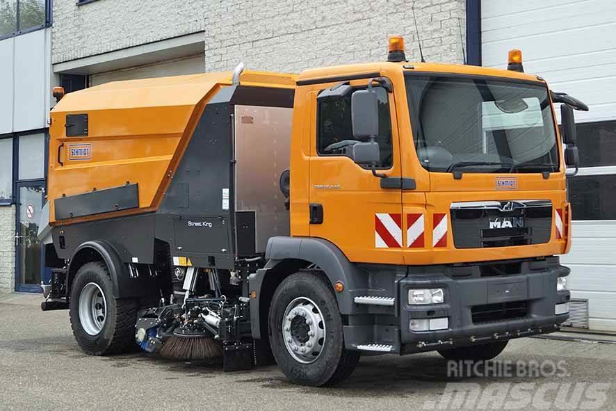 MAN TGM 18.240 BB Road Sweeper Truck (3 units) Sopmaskiner