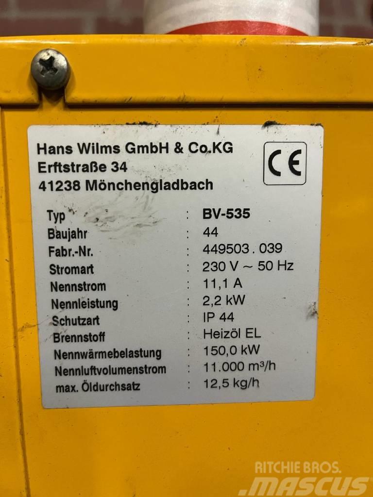 Wilms BV 535 Uppvärmnings- och tjältiningsutrustning