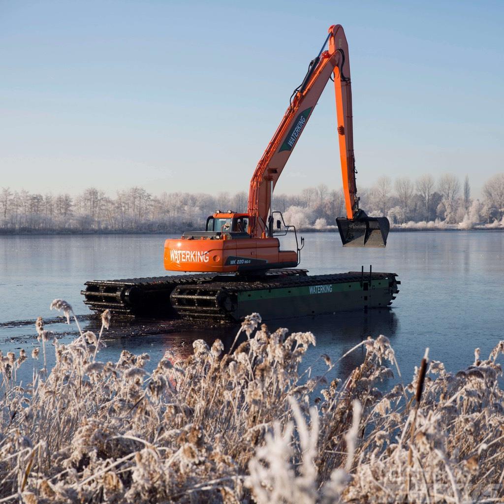 Waterking Range of amphibious excavators  2-22 ton Amfibiska grävmaskiner