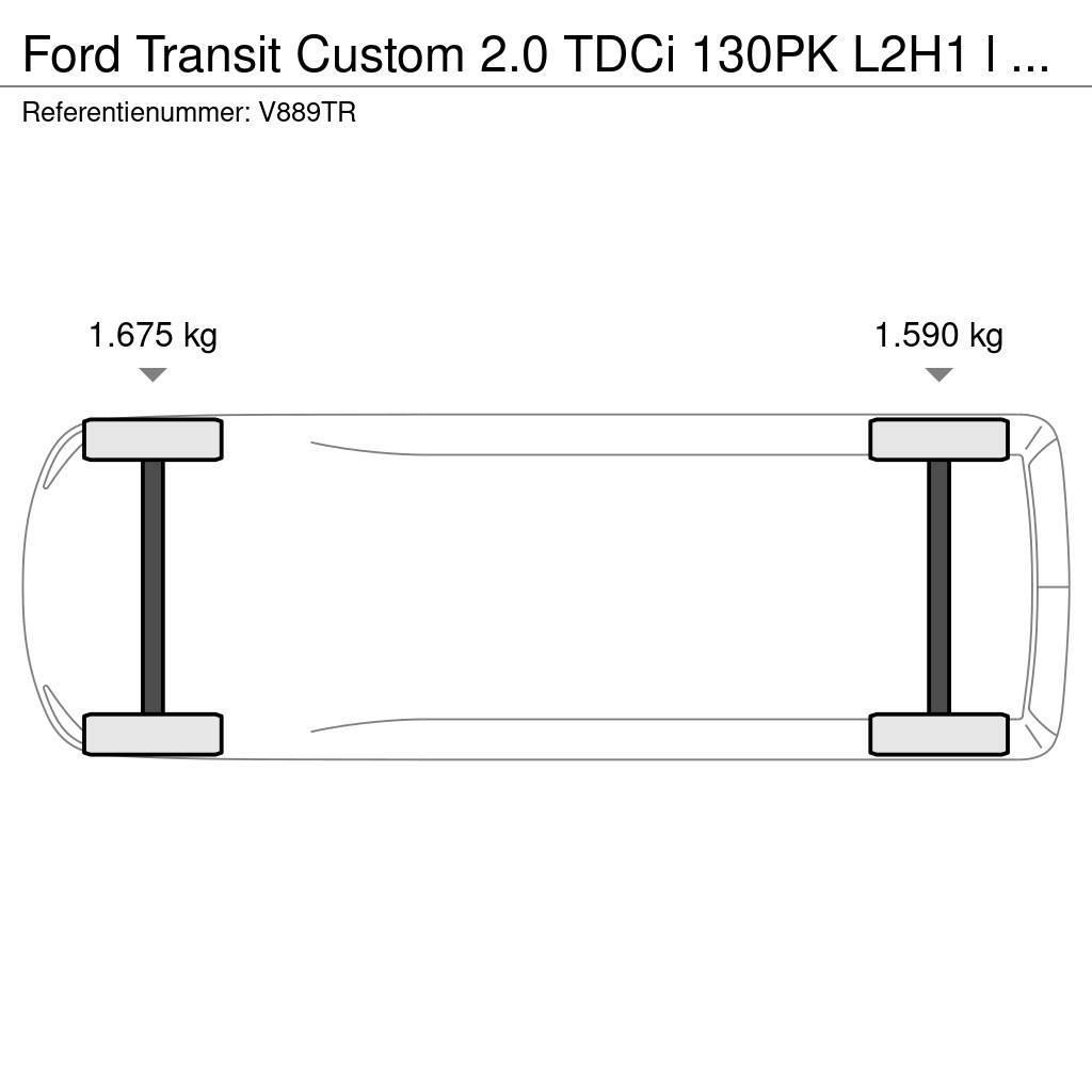 Ford Transit Custom 2.0 TDCi 130PK L2H1 l Airco l Navi Lätta lastbilar