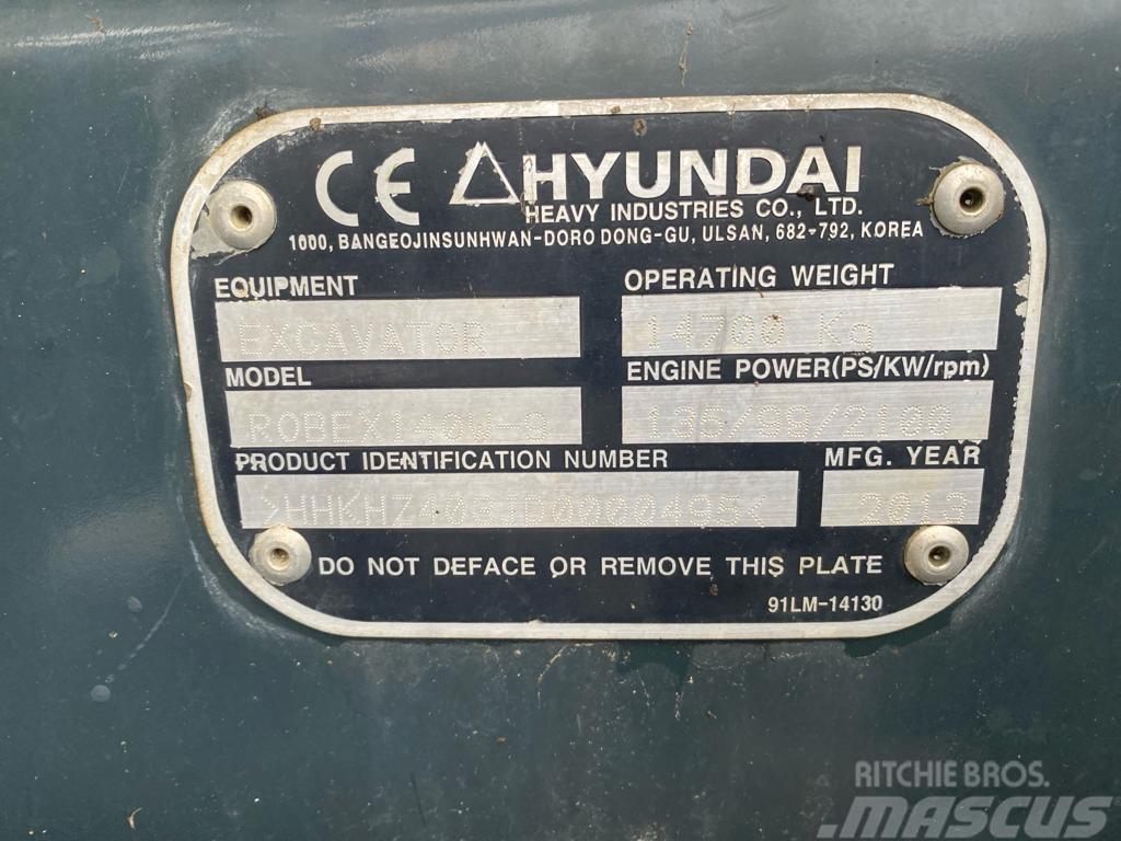 Hyundai 140w-9 Hjulgrävare