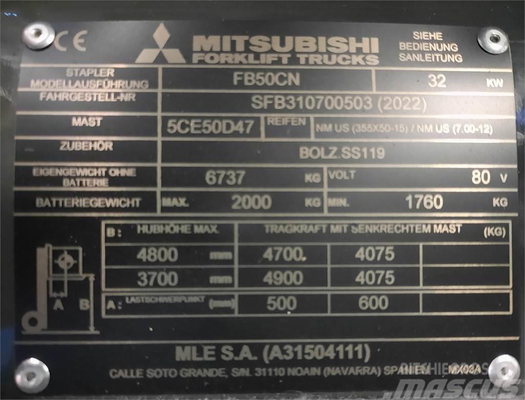 Mitsubishi FB50CN Elmotviktstruckar