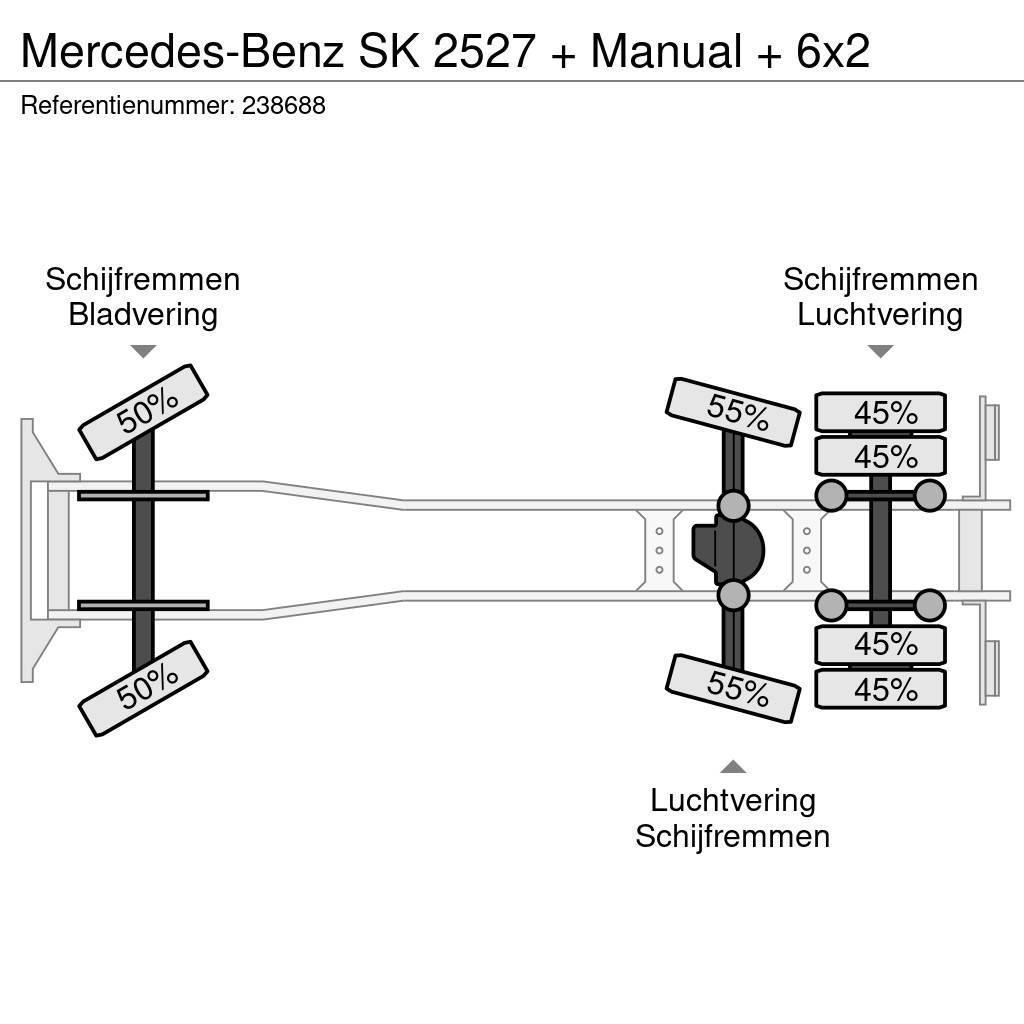 Mercedes-Benz SK 2527 + Manual + 6x2 Chassier