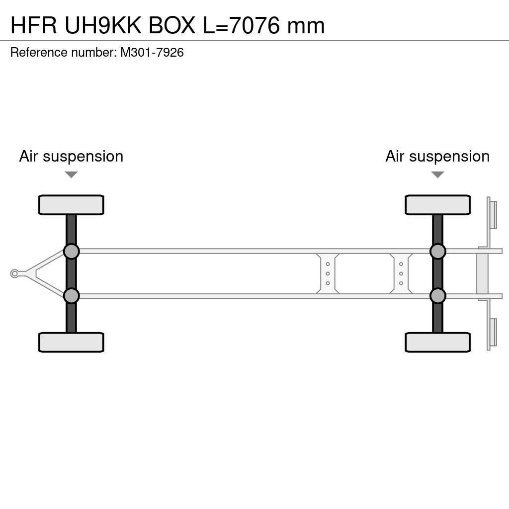 HFR UH9KK BOX L=7076 mm Skåpsläp