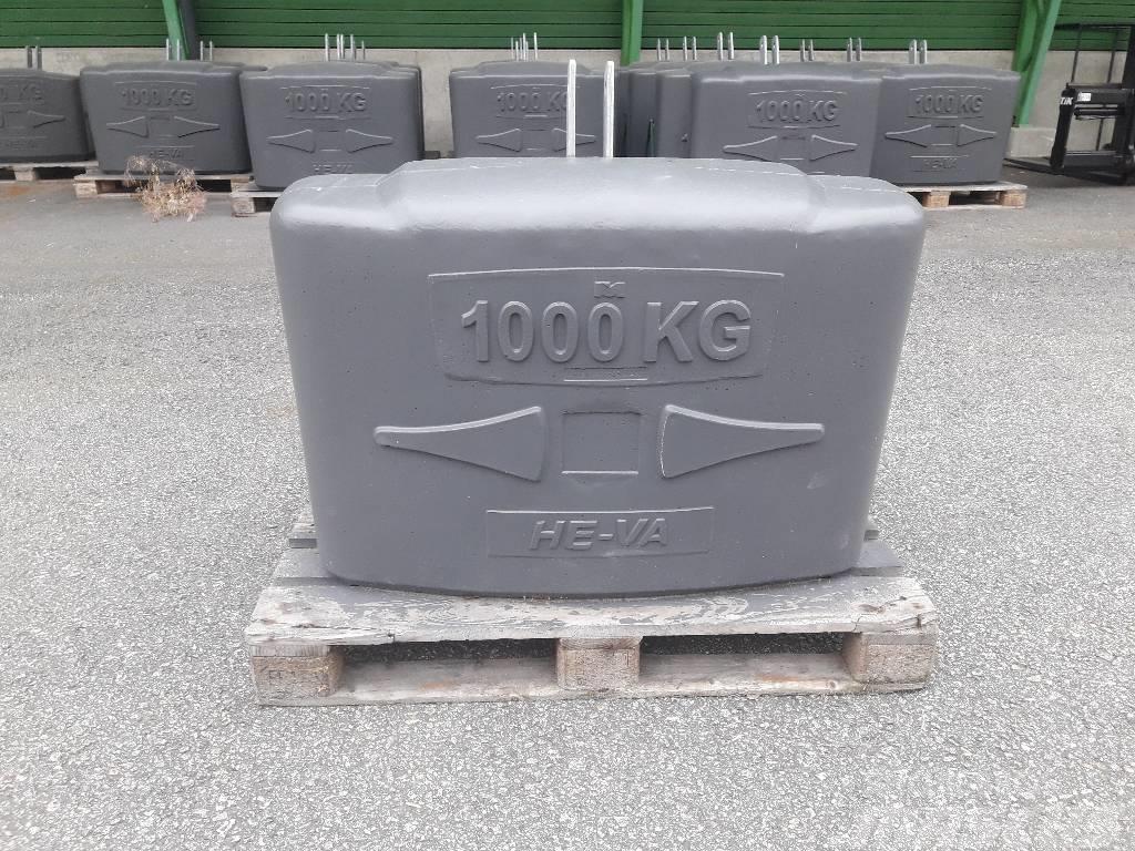 He-Va Etupaino 1000kg Frontvikter