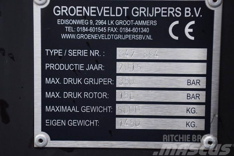  Groeneveldt houtgrijper EVAX 800-30-2-1650:894 Rullklämaggregat