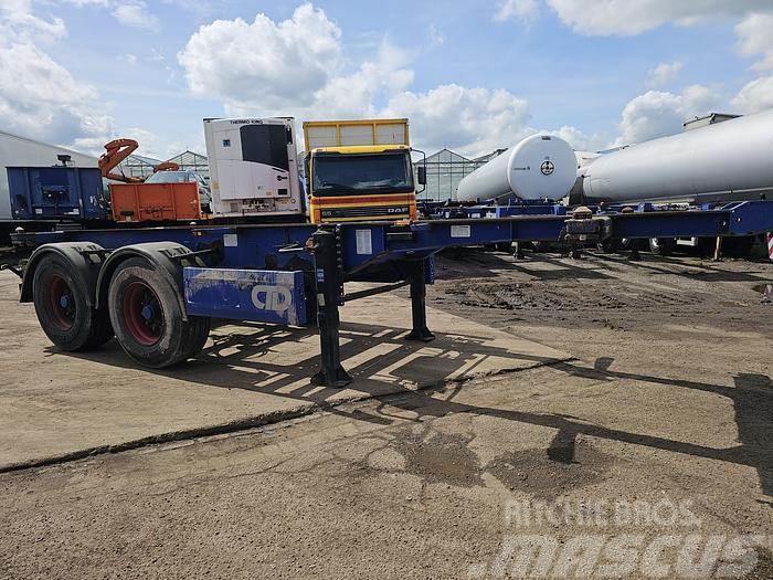 Krone 2 axle | container chassis | steel suspension | Bp Containertrailer