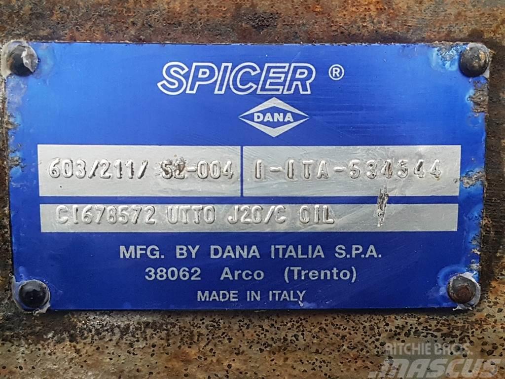 Manitou 180ATJ-Spicer Dana 603/211/52-004-Axle/Achse/As Hjulaxlar