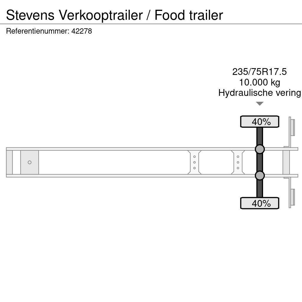 Stevens Verkooptrailer / Food trailer Skåptrailer Kyl/Frys/Värme