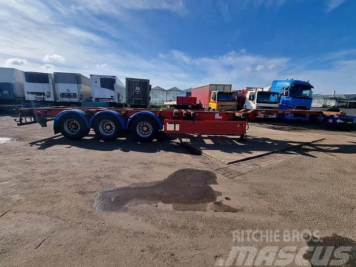  Dennisson 3 AXLE CONTAINER CHASSIS 40 FT 2X20 FT 3 Containertrailer