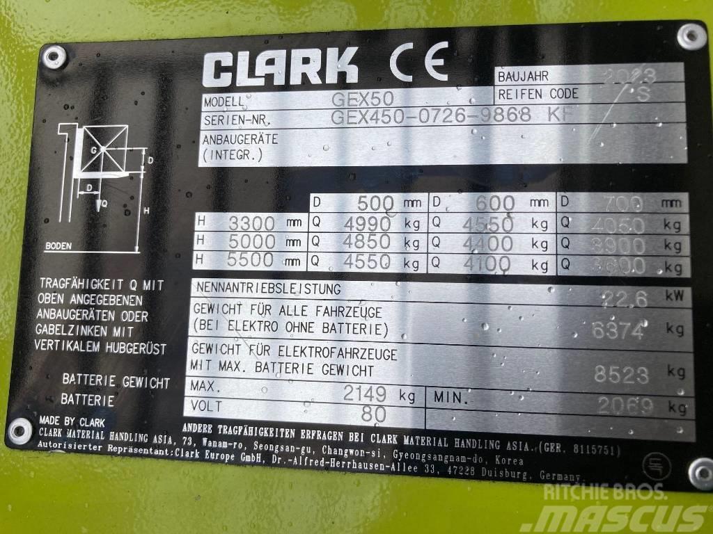 Clark GEX 50 Elmotviktstruckar
