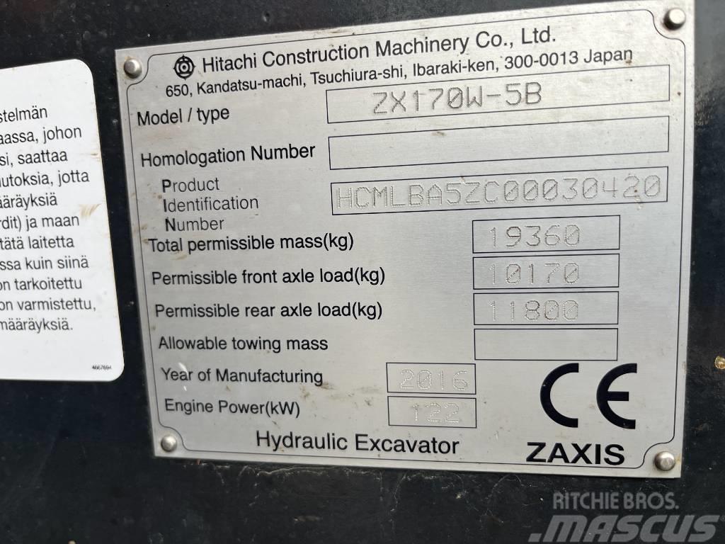 Hitachi ZX170W-5 2P Hjulgrävare