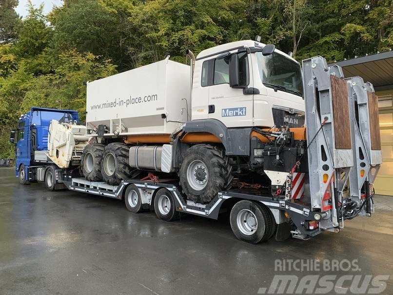 Humbaur 3-axle Trailer Låg lastande semi trailer