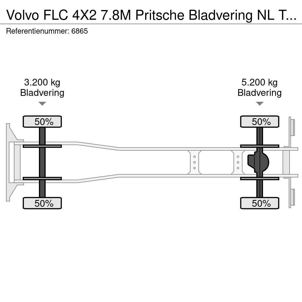 Volvo FLC 4X2 7.8M Pritsche Bladvering NL Truck €3750,- Flakbilar