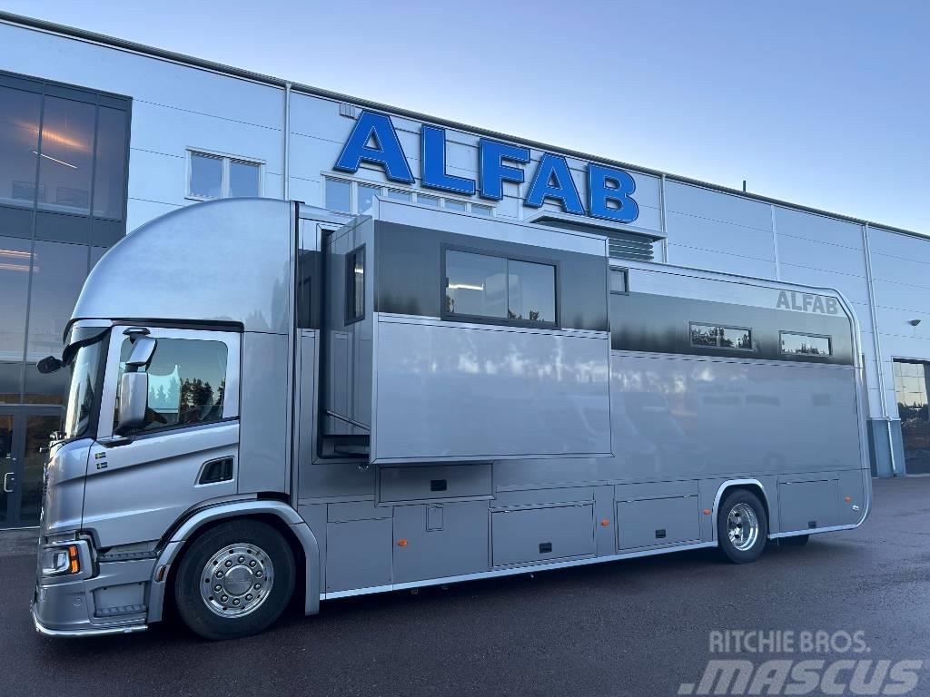 Scania P280 ALFAB Professional hästlastbil Djurtransporter