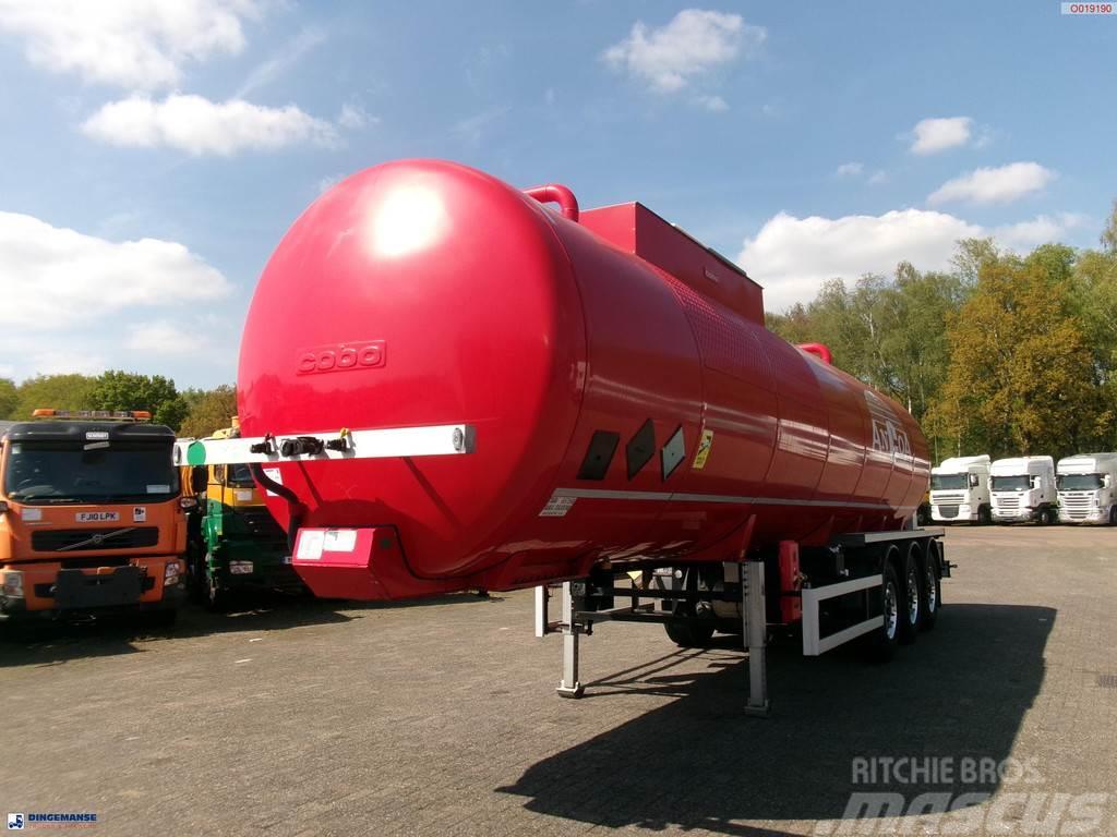 Cobo Bitumen tank inox 34 m3 / 1 comp Tanktrailer
