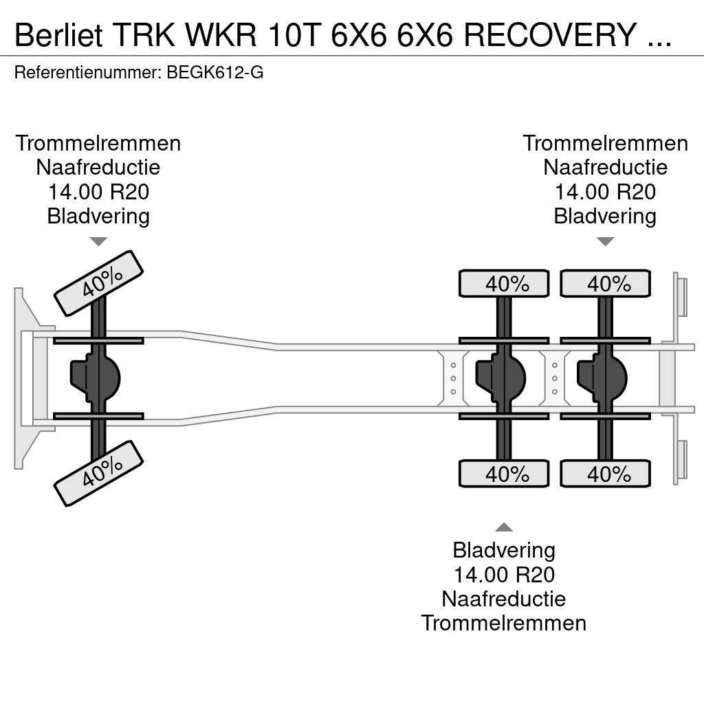 Berliet TRK WKR 10T 6X6 6X6 RECOVERY TRUCK 8589 KM Bärgningsbilar