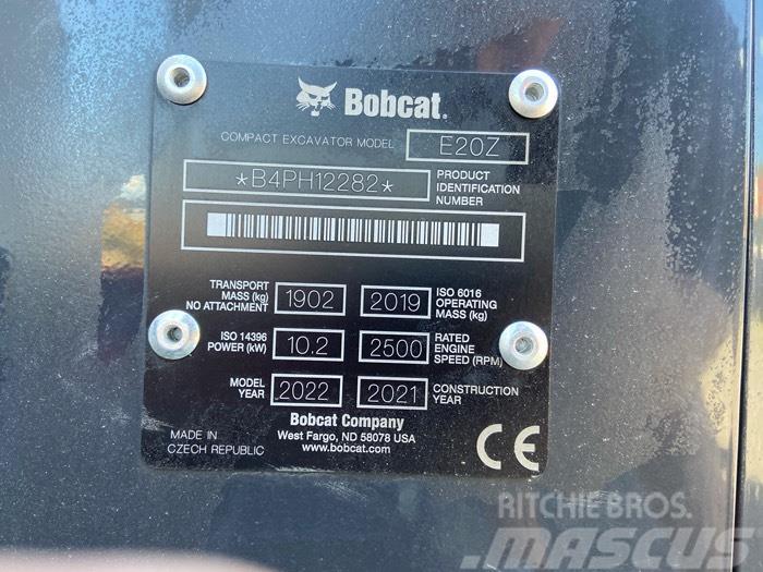 Bobcat E20z Minigrävare < 7t