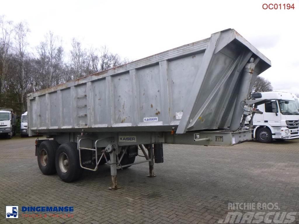 Robuste Kaiser Tipper trailer steel 24 m3 + tarpaulin Tipptrailer