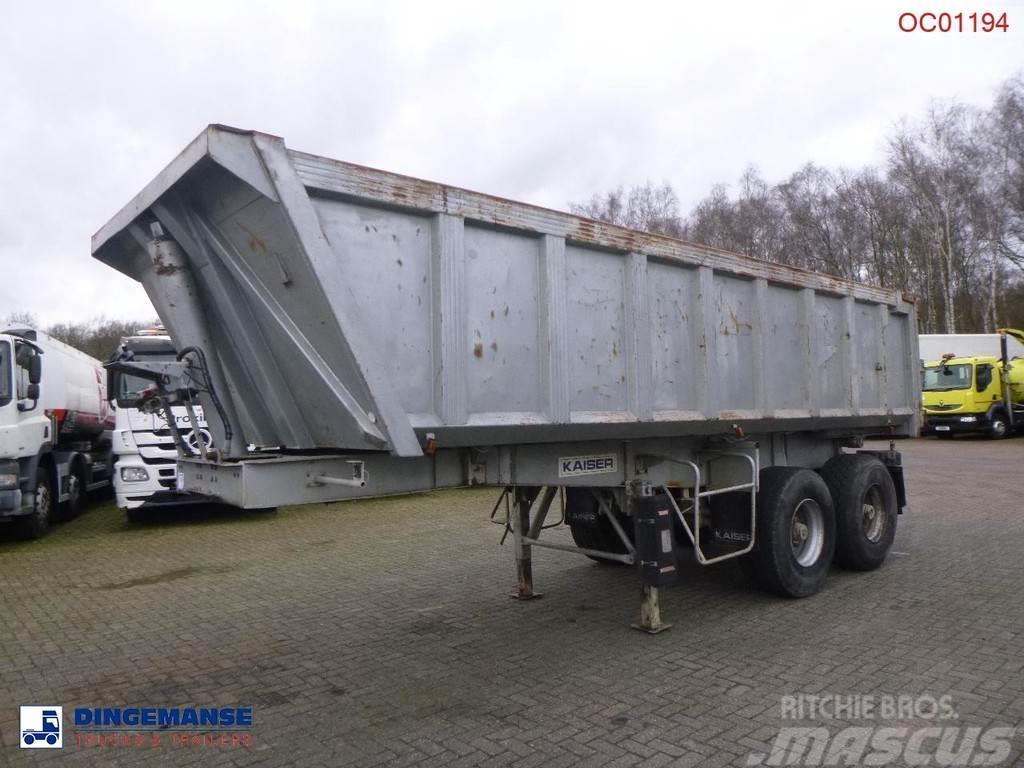 Robuste Kaiser Tipper trailer steel 24 m3 + tarpaulin Tipptrailer