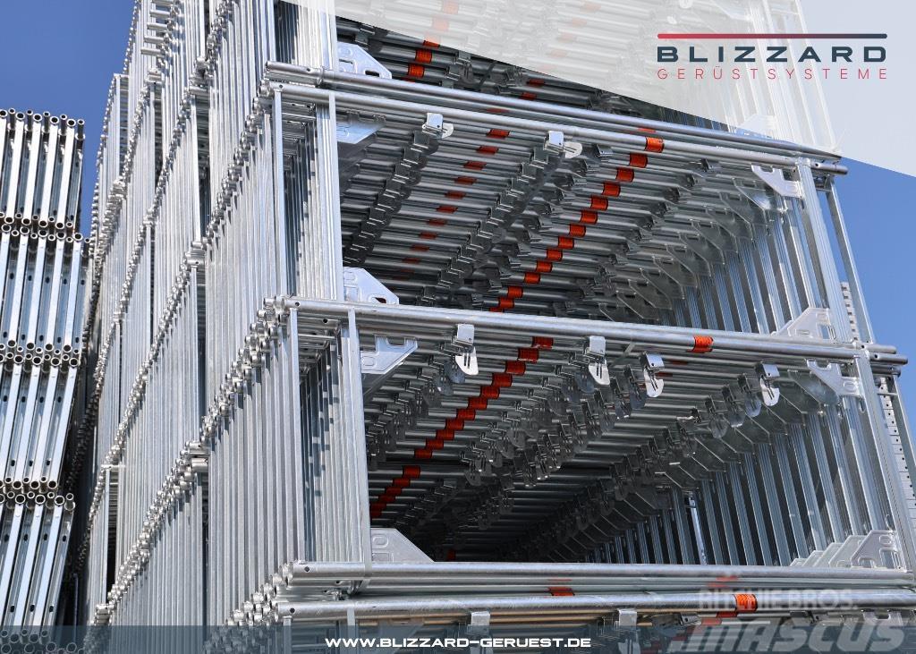  162,71 m² Neues Blizzard Stahlgerüst Blizzard S70 Byggställningar