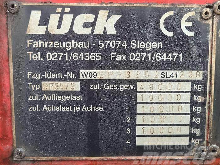  LUCK SP 35/3 | Dutch registration | Heavy duty Flaktrailer