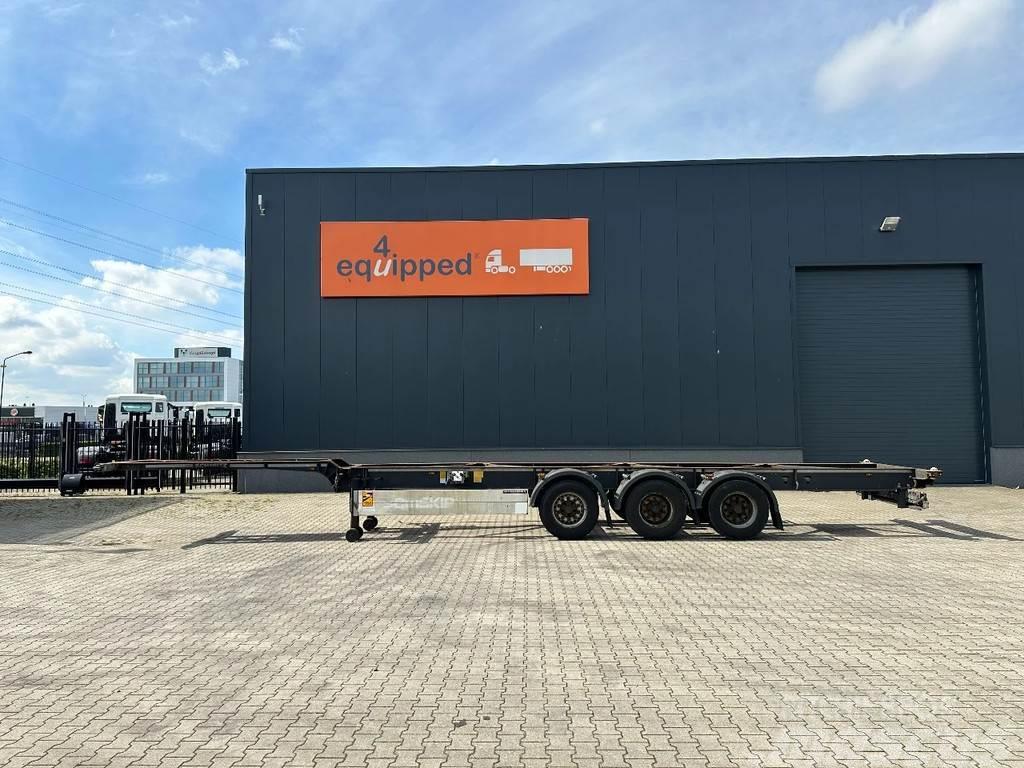 Schmitz Cargobull 45FT HC, empty weight: 4.240kg, BPW+drum, NL-chass Containertrailer