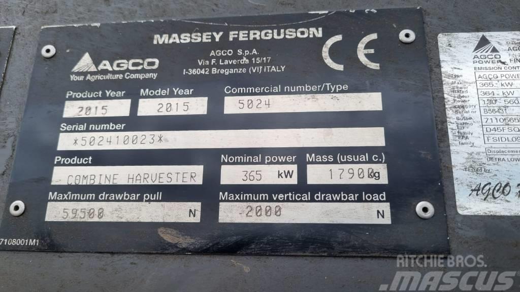 Massey Ferguson 9380 Skördetröskor