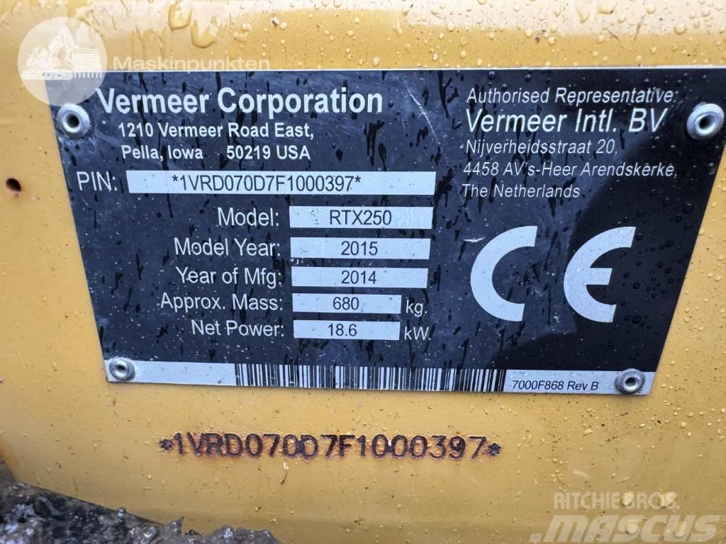 Vermeer RTX250 Kedjegrävmaskiner