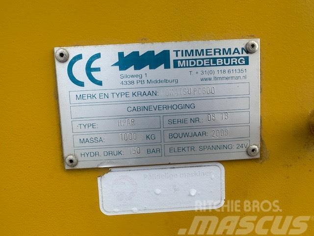 Komatsu PC 600-8 LIFTING CAB Hytter och interiör