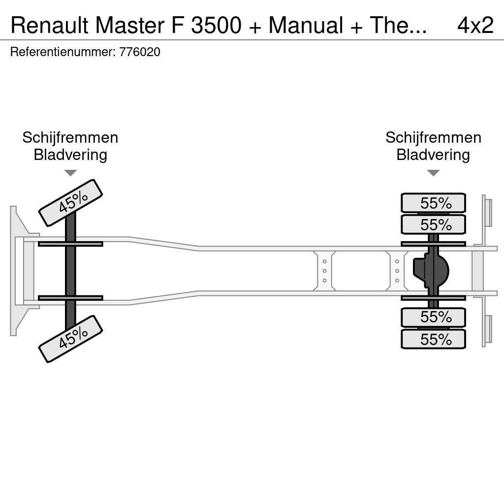 Renault Master F 3500 + Manual + Thermoking Skåpbilar Kyl/Frys/Värme